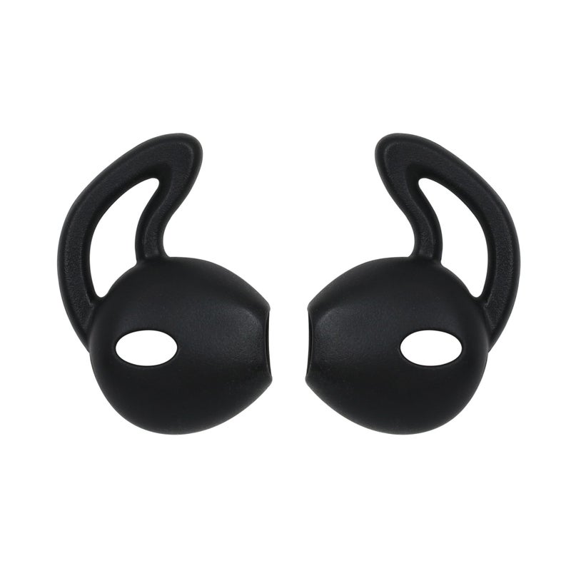ALXCD Ear Gel for iPhone Earpods, Ear Buds Tips, 4 Pair Anti-Slip Soft Silicone Replacement Earbud Tips for Earphone of iPhone7 SE 6s iPhone 6s Plus 5s [Sport](Black/Clear/Blue/Orange) - Image 2